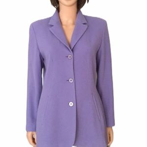 Vintage Harve Benard wool cashmere lavender jacket